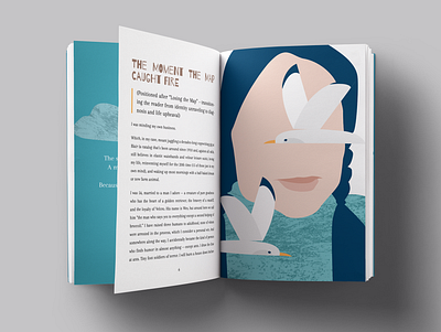 Book illustrations in flow artistic book book design book illustrated book illustrations book illustrator book layout book layout design book visual identity book visual system classy design book graphic design illustrated book illustration illustrations illustrator