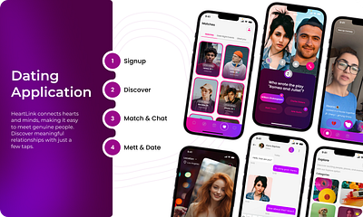 Dating Mobile App mobile app mobile app design mobile ui design ui