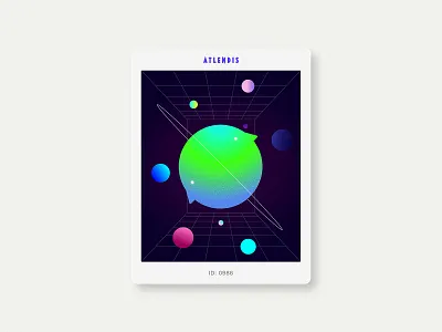 Atlendis: Card I branding design graphic design illustration vector