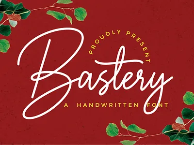 Bastery Handwritten Font By Multype Studio branding design font fonts script font typedesign typeface