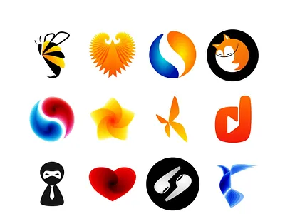 Logo Designed for Tech Companies | Part-2 ai custom design dynamic flat handcrafted handdrawn handmade illustration lettermark logo logo designer minimal modern saas start up symbolic tech technology wordmark