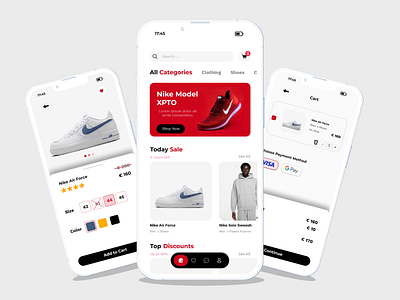 UI Design Shopping App figma ui