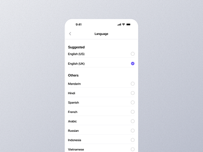 Language Mobile App Ui app graphic design language language app language dashboard language design language details language mobile language option language page language screen language setting language sexperiecne language ui language view languagebinterface languages mobile screen ui