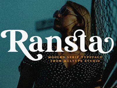 Ransta Modern Serif Font By Multype Studio branding design font fonts logo script font typedesign typeface