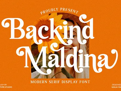 Backind Maldina Modern Font By Multype Studio branding design font fonts logo script font typedesign typeface