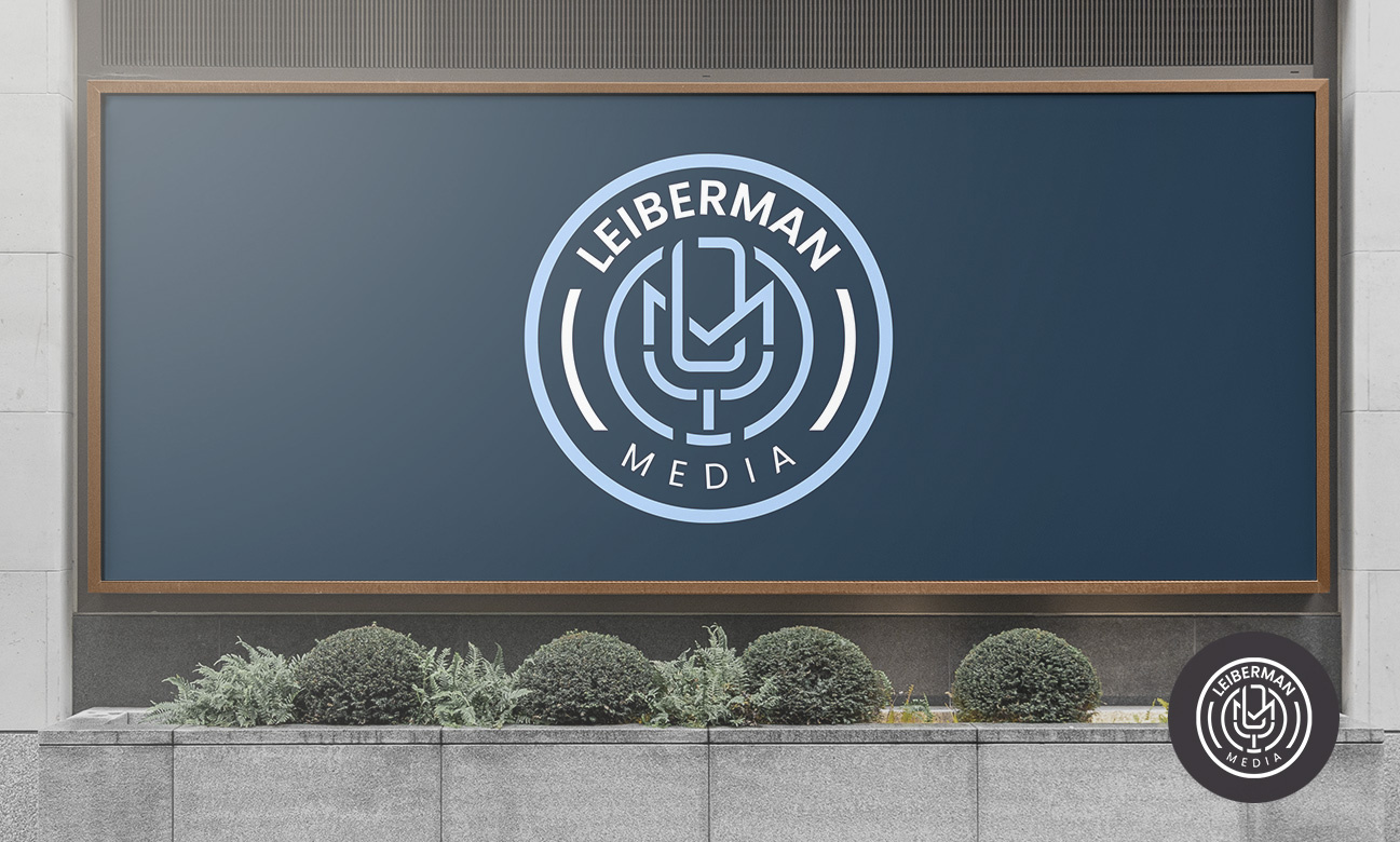 Minimal Podcast Media Logo Design, Letters L and M, LEIBERMAN . branding design graphic design illustration letters lm logo logomaker media minimal music podcast typography ui ux vector