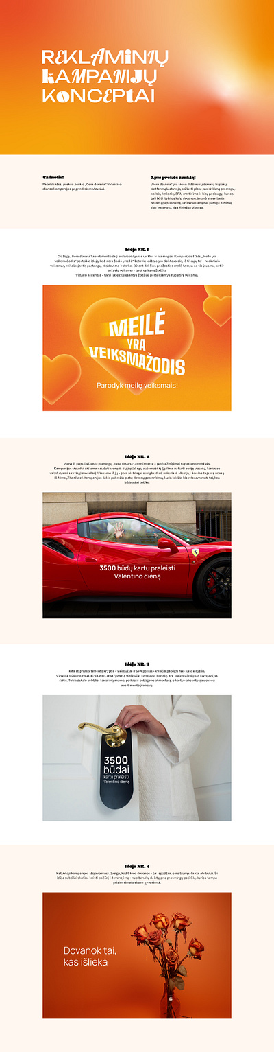 Konceptai ads art direction branding concept ideas