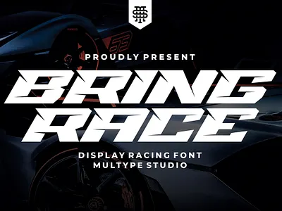 Bring Race Racing Font By Multype Studio freefont