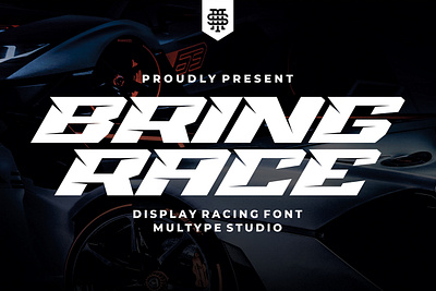 Bring Race Racing Font By Multype Studio freefont