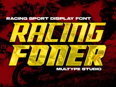 Racing Foner Sport Font By Multype Studio fontspace