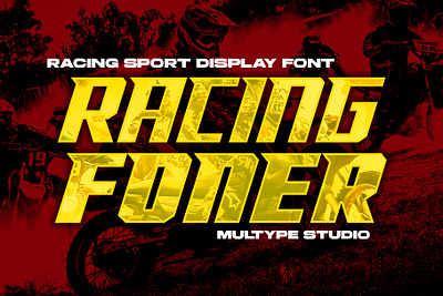 Racing Foner Sport Font By Multype Studio fontspace