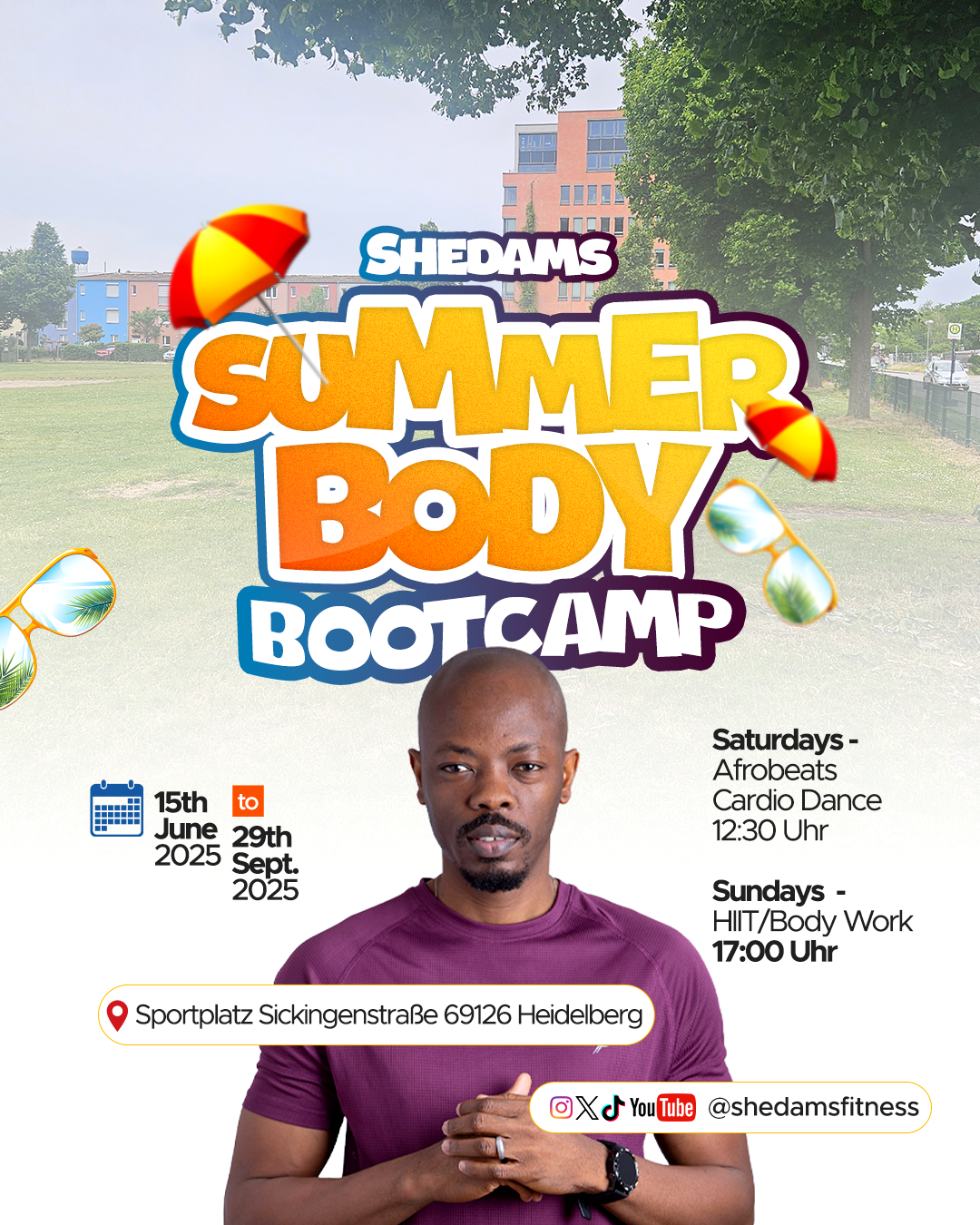 Summer body bootcamp flyer design branding design dribbbleshowcase graphic design photoshop