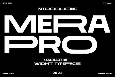 Mera Pro Expanded Variable Font By Multype Studio graphicdesign