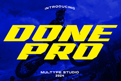 Racing Done Pro Font By Multype Studio fontspace