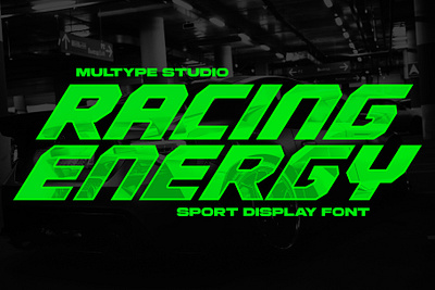Racing Energy Sport Display Font By Multype Studio fontspace
