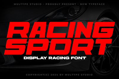 Racing Sport Display Font By Multype Studio fontspace
