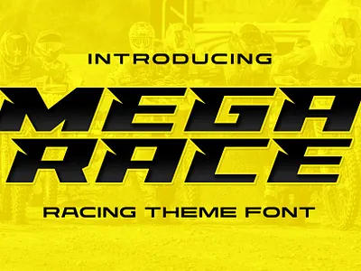 Racing Mega Race Font By Multype Studio fontspace