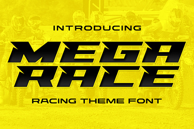 Racing Mega Race Font By Multype Studio fontspace
