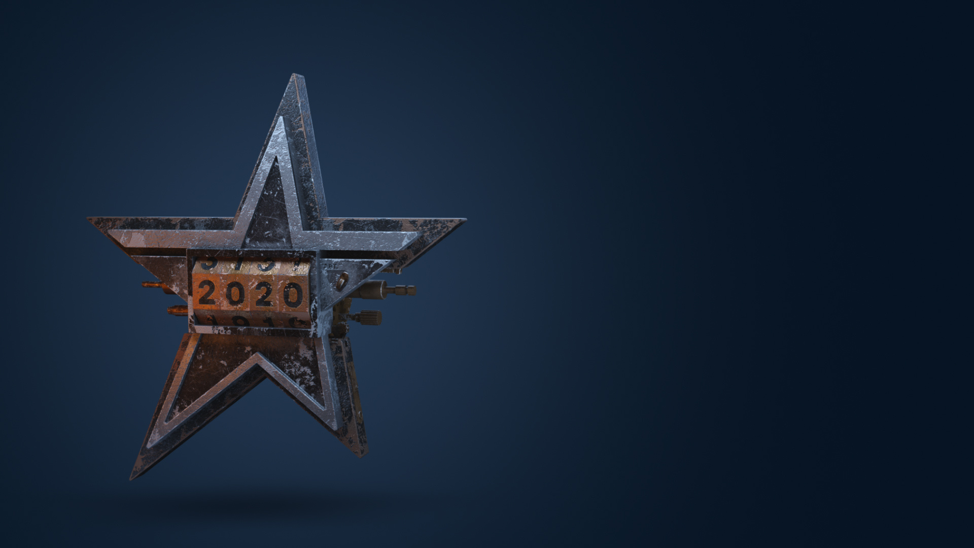 ICTV Star "A Cop from the Past" 3d 3d art after effects brand identity branding c4d cinema4d design modeling motion design motion graphics texturing tv