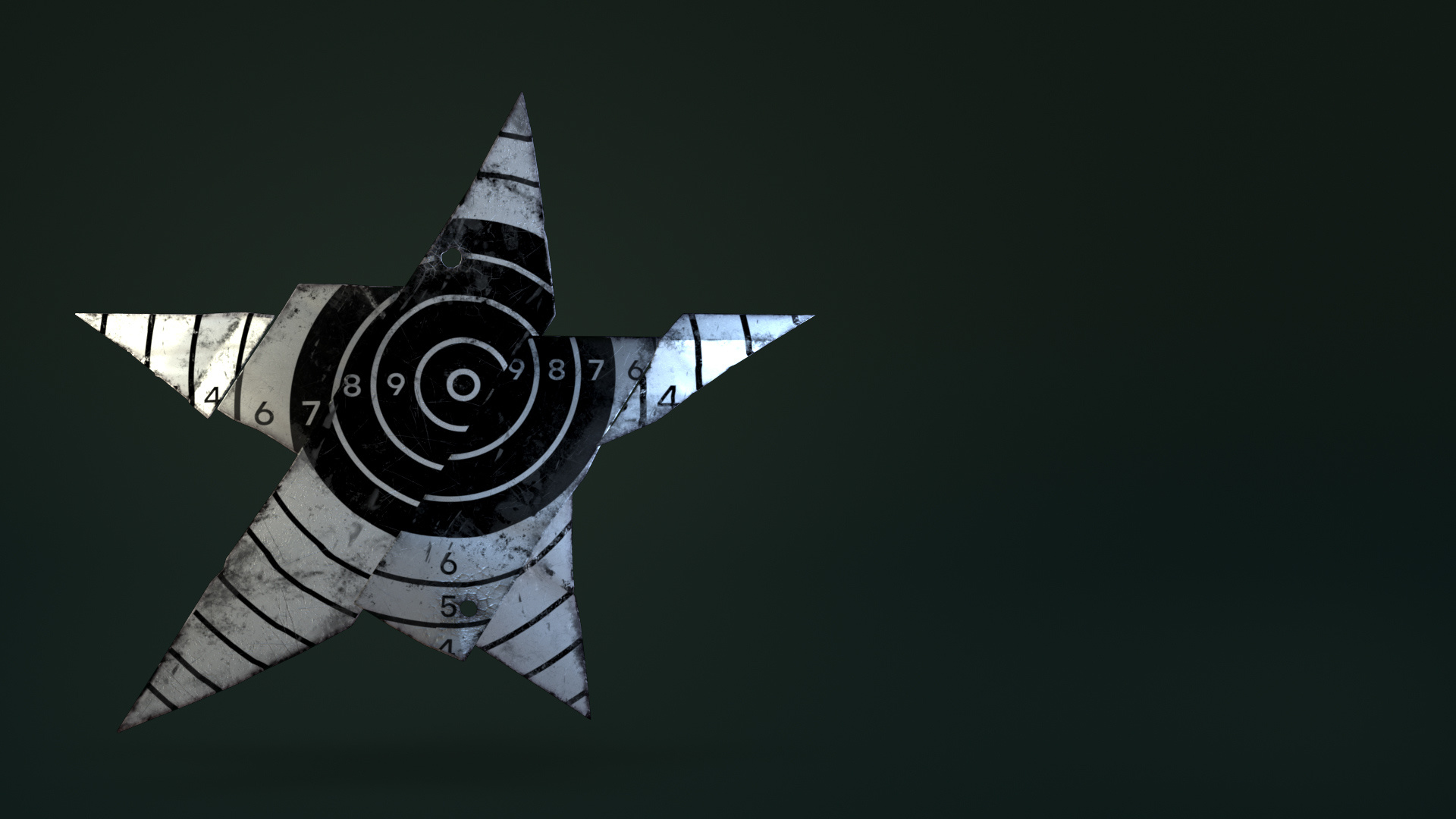 ICTV Star "Target" 3d 3d art after effects brand identity c4d cinema4d design modeling motion design motion graphics texturing tv