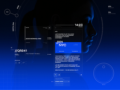 DNA Mail Interface — Welcome to the Future of Communication daily homepage ui web webdesign website