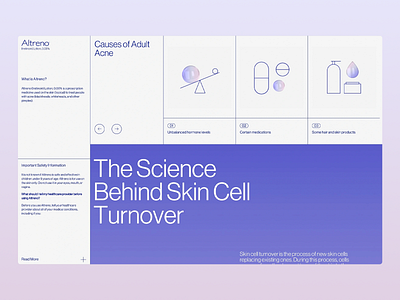 Altreneo - Modular Health Content Layout aesthetic blue design health healthcare landing page minimalist modern modern ui platform platform design simple simple i ui ui design ux ux design ux ui web design well being