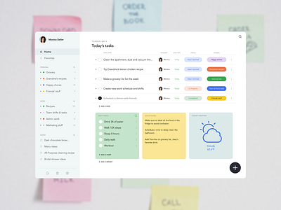 UX/UI design for project and task management app appdesign ui ux uxui uxuidesign webdesign