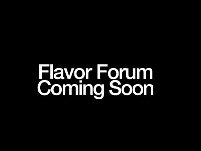 Flavor Forum Teaser graphic design
