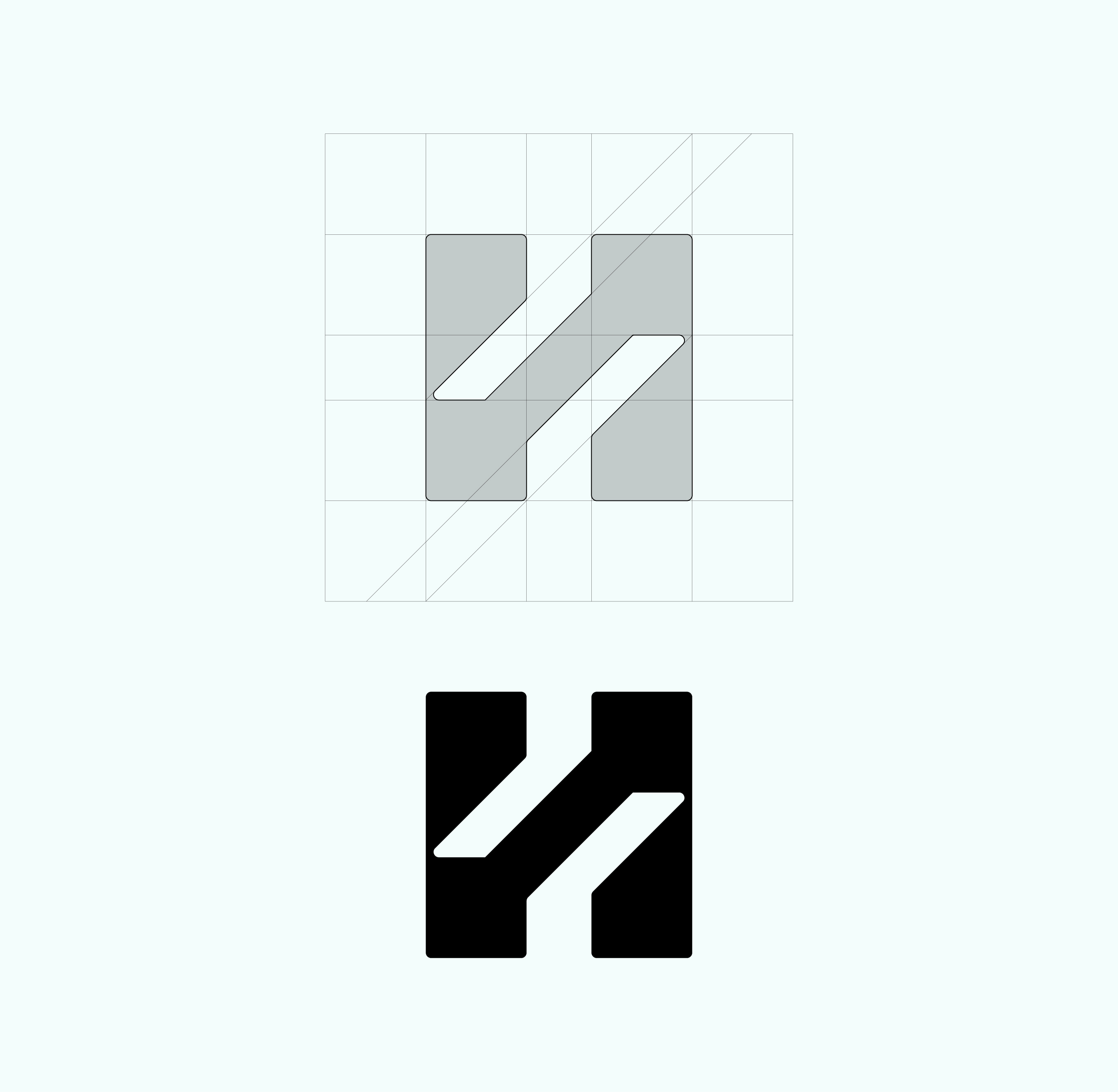 H Monogram Logo Design ⚡ Bold | Minimal | Geometric Precision brandidentity design graphicdesigner illustration logocreator logodesigner logoinspiration logomaker logotypedesign