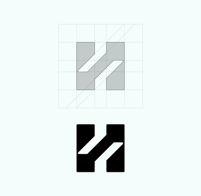 H Monogram Logo Design ⚡ Bold | Minimal | Geometric Precision brandidentity design graphicdesigner illustration logocreator logodesigner logoinspiration logomaker logotypedesign