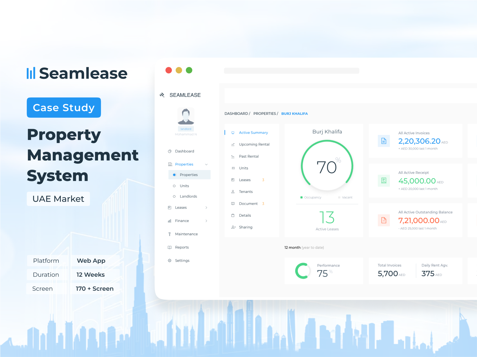 UX/UI Case Study: Designing a (PMS) for the UAE Market casestudy ui ux