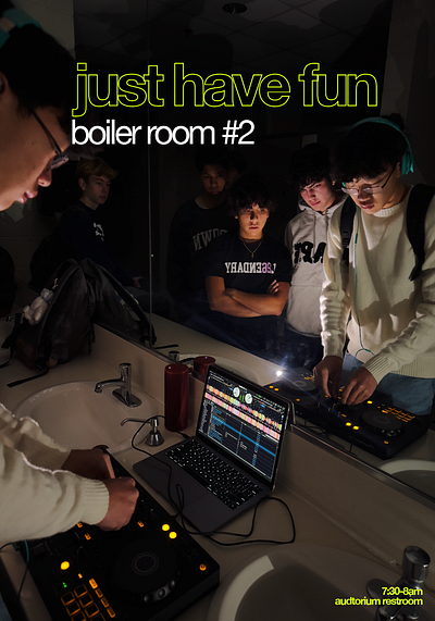 DJ Set Promotional Poster graphic