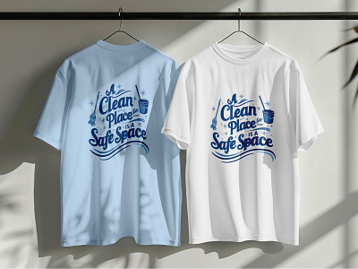 T shirt design cleaning t shirt design design graphic design illustration t shirt tshirtdesign typography