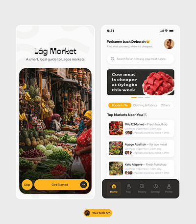 Market Finder Mobile App figma finder lightmode market mobile mobileapp ui uidesign ux uxdesign