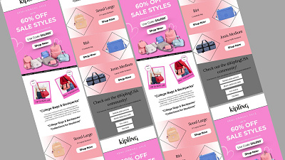 Email template design 🔥❤️ branding canva email markating email template figma graphic design klaviyo mailchimp