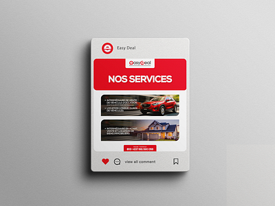 FLYER - EASY DEAL branding design flyer graphic design illustration logo typography ui ux vector