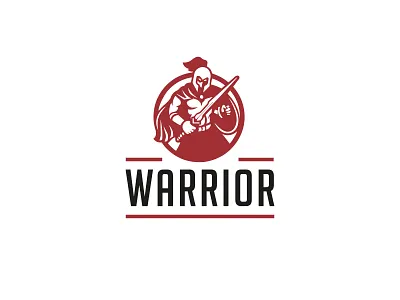 Warrior logo soldier sword swordman troy warrior warrior logo warrior logo design