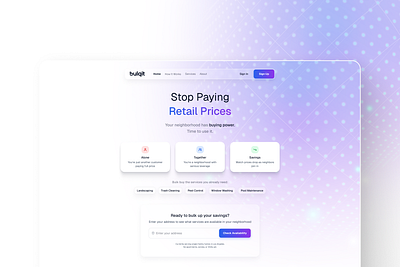 Bulqit Hero Design Concept 2025 branding clean design figma logo minimal ui web website