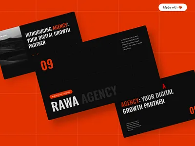 Rawa Modern Minimalist Agency Presentation agency pitch deck