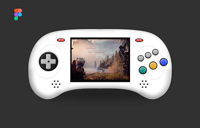 Skeuomorphism Game console 2025 figma game console graphic design skeuomorphism