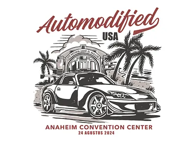 Automodified USA apparel art badge branding carenthusiast clothing clothingline design graphic design illustration illustrator logo merchendise tshirt tshirtdesign typography vintage vintagecar vintagedesign vintagelogo