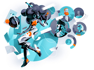 Final Experience digital life illustration metaverse ui user experience ux