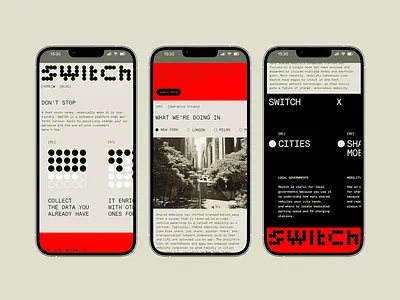 Switch Mobility Design Concept city app civic platform clean design design concept government tool mobile ux mobility mobility design modular layout pixel typography public access shared vehicles smart transport transport data ui design ui system urban interface urban navigation ux design ux strategy
