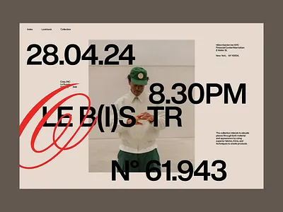 Editorial Fashion Layout clean composition creative direction date time event layout fashion interface layout design lookbook design modern grid product reveal typographic system typography ui design ui fashion urban culture ux concept ux design ux ui visual impact web styling