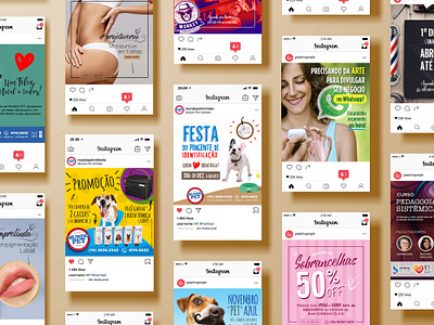 Social Media brazil design designer estampadonna graphic design social media visual artist