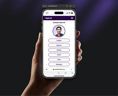YASINAHMEDUIUX Portfolio Website adobexd app branding design figma illustration interaction interface mobileappdesign portfolio ui ui design uiux ux ux design web web design web ui design website website design