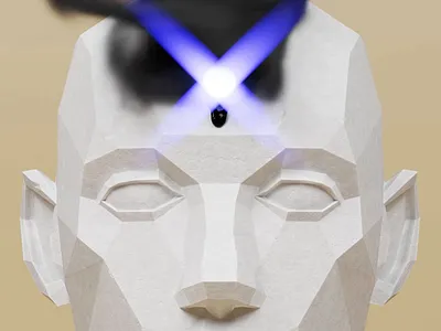 Purge Your Thoughts 3d animation blender bust goo head illustration liquid metaphor motion simulation smoke statue symbolic