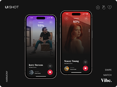 Dating Profile / UI Shot app dating dating app graphic design love match matching swipe tinder ui ux
