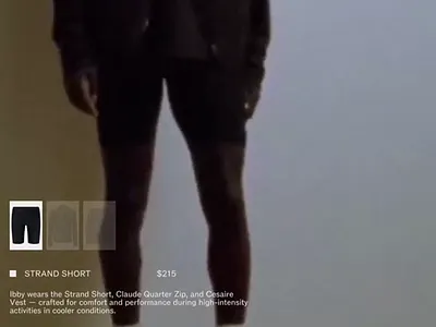 Interactive Fashion Shopping Overlay clean interface clothing preview digital catalog e commerce screen fashion fashion interface interactive layout luxury layout overlay design price display product cards product overlay retail interface shopping stylish display typography ui design user journey ux design