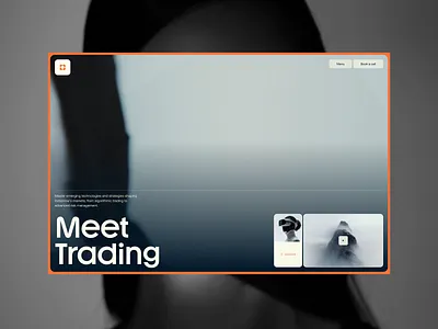 meet trading® (N°A1) animation brading crypto design interaction layout minimal motion design space top area typography ui ui desing ux ux design visual design web design widget